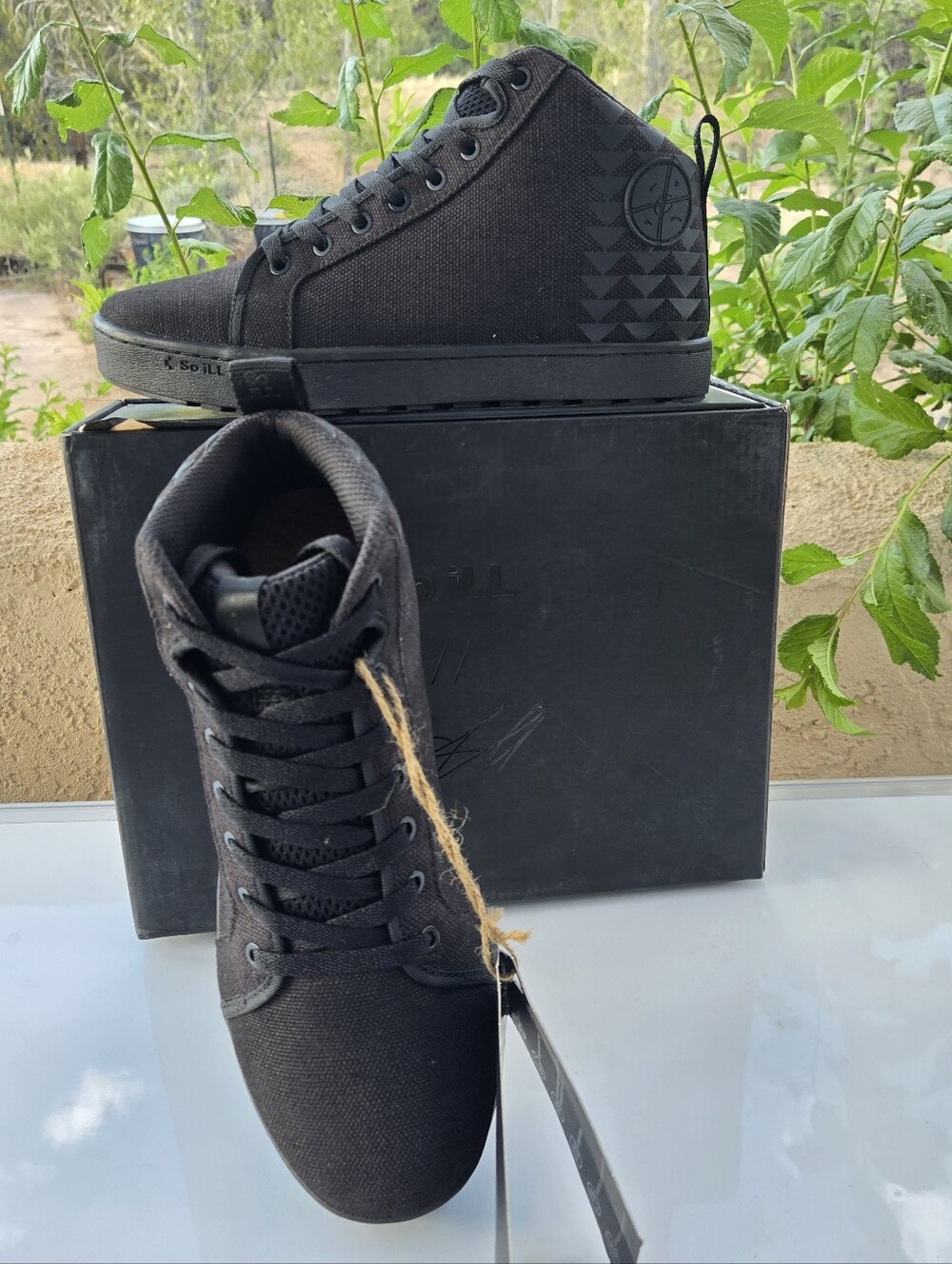 So iLL On The Roam Hemp Drifter Black Wolf NIB Chukka Shoes Brand New M 7 W 8.5